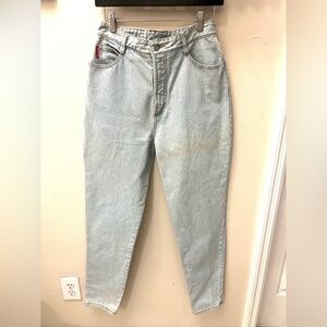 🎬BONGO🎬#VINTAGE 90s Light Blue Straight Leg Jean/Made in USA/ BONGO#🧡